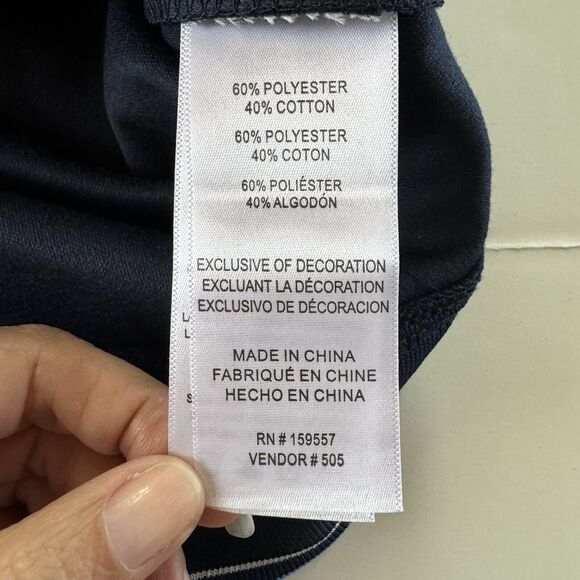 Ben Sherman Jacket Mens Navy Blazer Baseball Bomber Retro Stripe Accent Size S - Picture 10 of 13